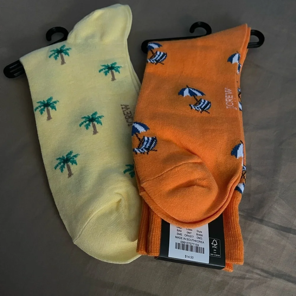 J. Crew Mens dress socks 2 pair